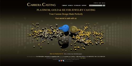 Carrera Casting website